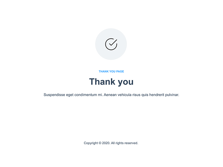 Thank You Landing Page 7